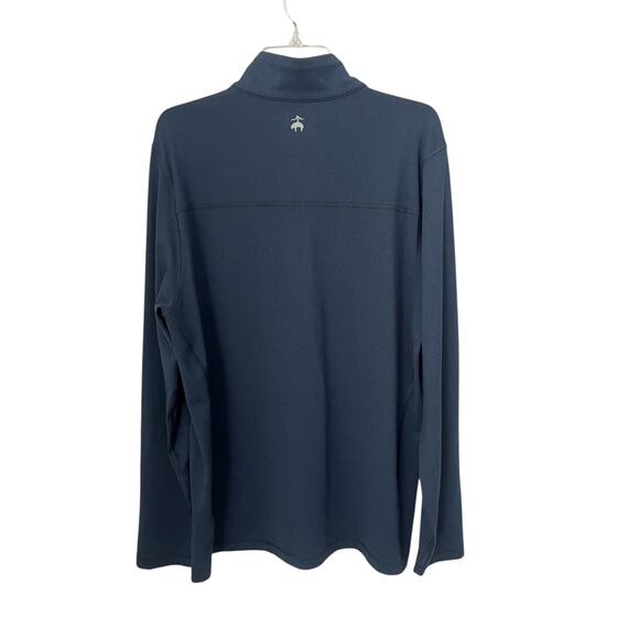 Brooks Brothers Performance Pullover Long Sleeve Preppy Navy Office Mens Large - Picture 2 of 10